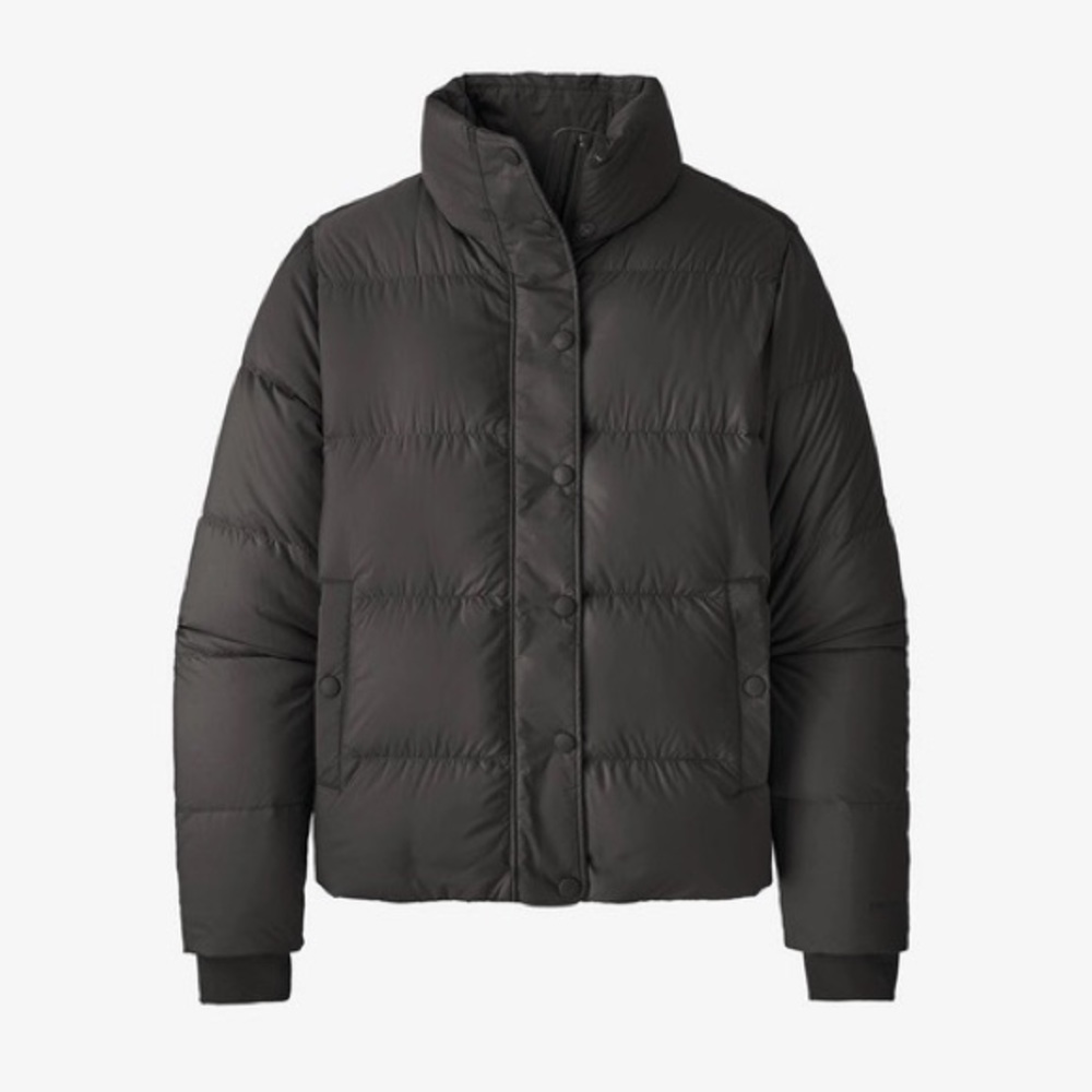 Patagonia Women's Silent Down Jacket EUC Black Size L